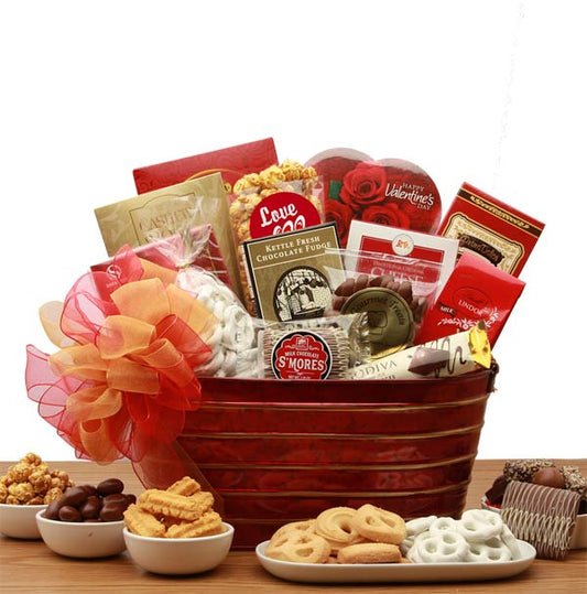 My Sweet & Spicey Valentine Gift Basket - valentines day candy -