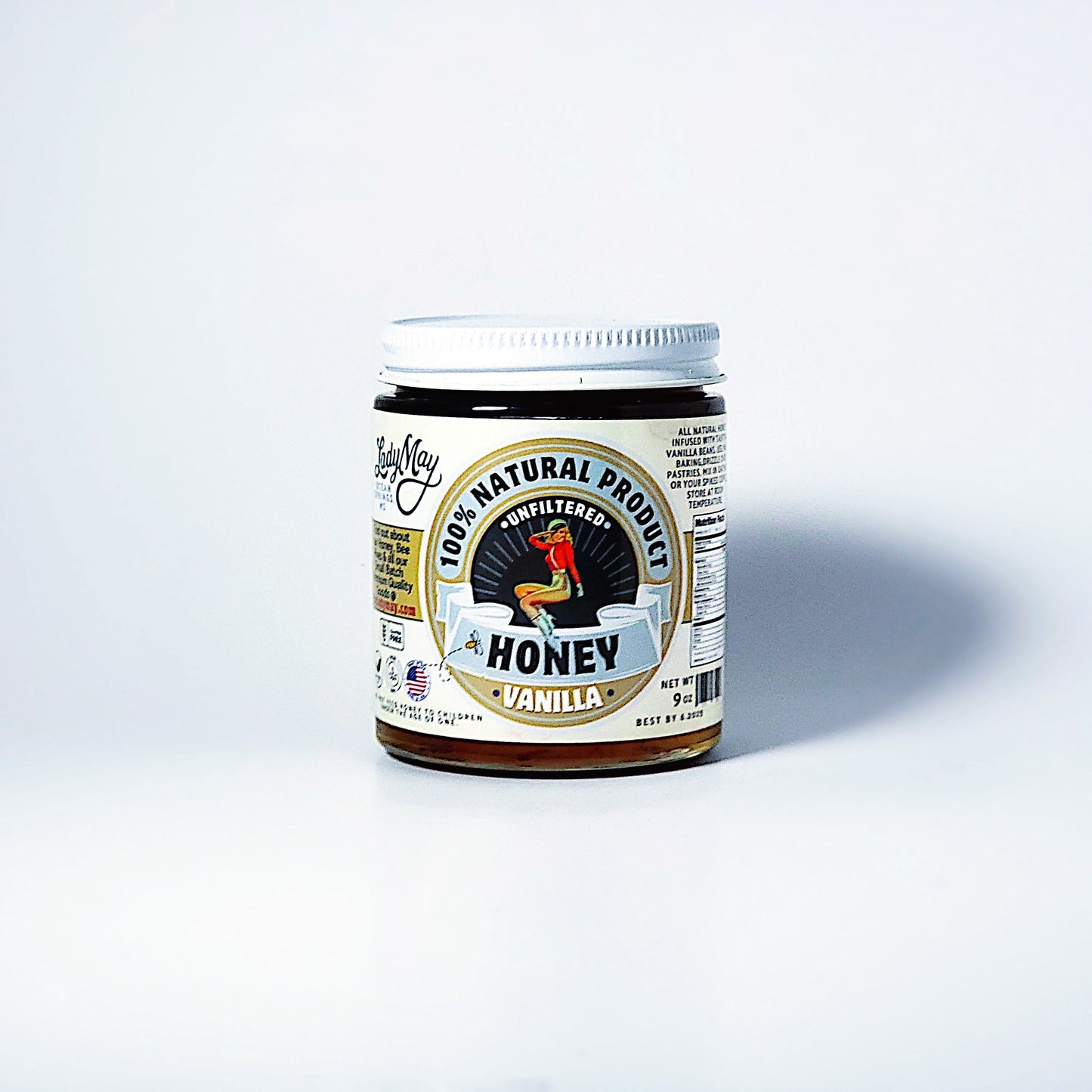 Vanilla Infused Raw Honey