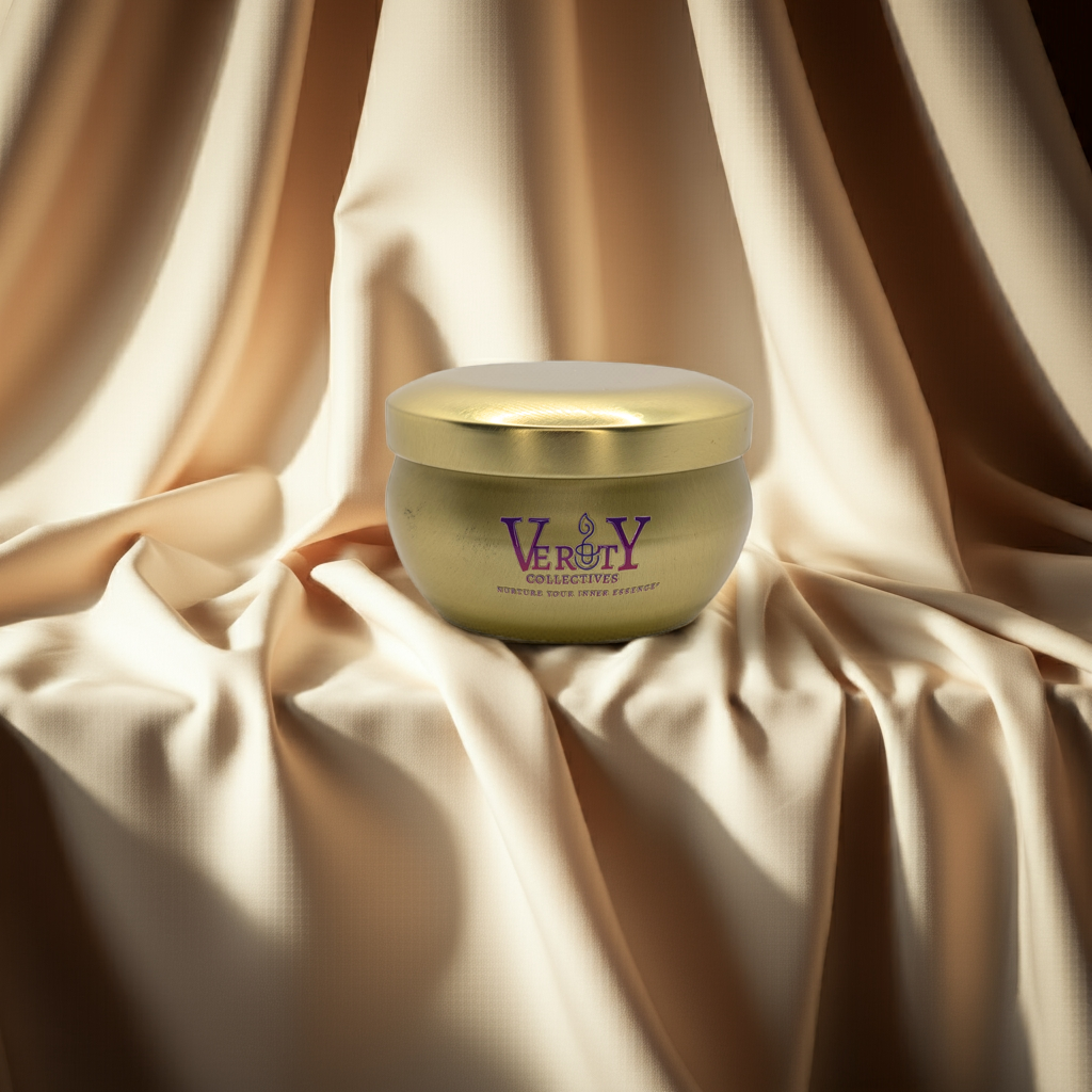 Honey Scented Gold Tin Soy Wax Candle