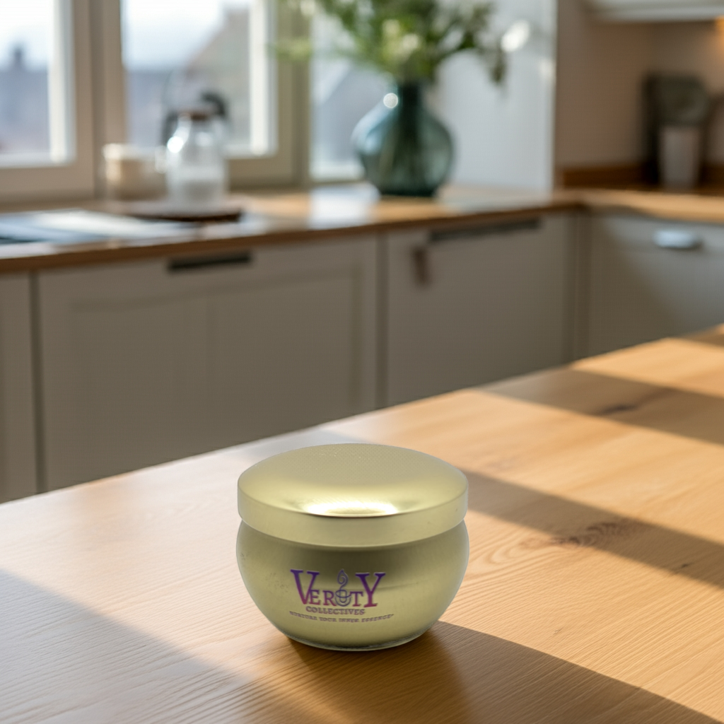 Honey Scented Gold Tin Soy Wax Candle