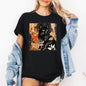 Vintage Black Cat, Halloween, Autumn, Fall, Pumpkin, Tshirt