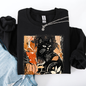Vintage Black Cat, Halloween, Autumn, Fall, Pumpkin Sweatshirt