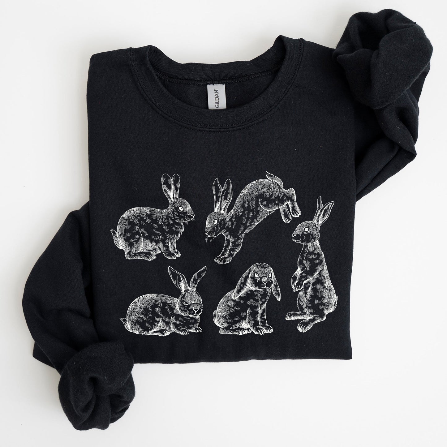 Vintage Easter Bunnies, Rabbit Sweatshirt