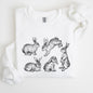 Vintage Easter Bunnies, Rabbit Sweatshirt