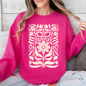 Vintage Folk Flower Pattern, Vintage Boho, Nature Sweatshirt