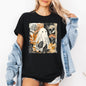 Vintage Ghost Halloween, Botanical, Floral, Autumn, Fall, Tshirt