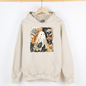 Vintage Ghost Halloween, Botanical, Floral, Autumn, Fall, Graphic Hoodie, Hooded Sweatshirt