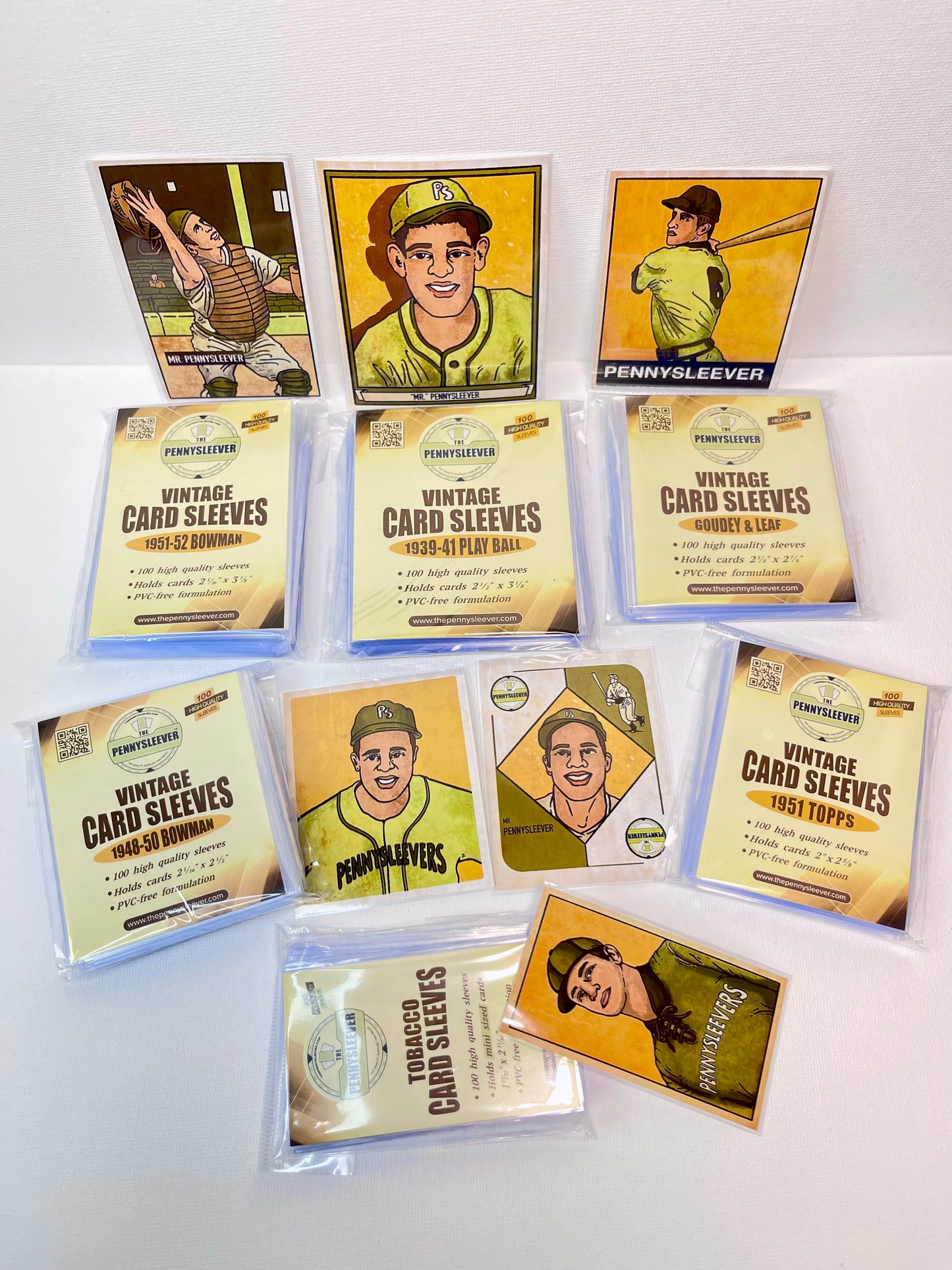 Vintage Card Sleeves Goudey & Leaf (100 count)
