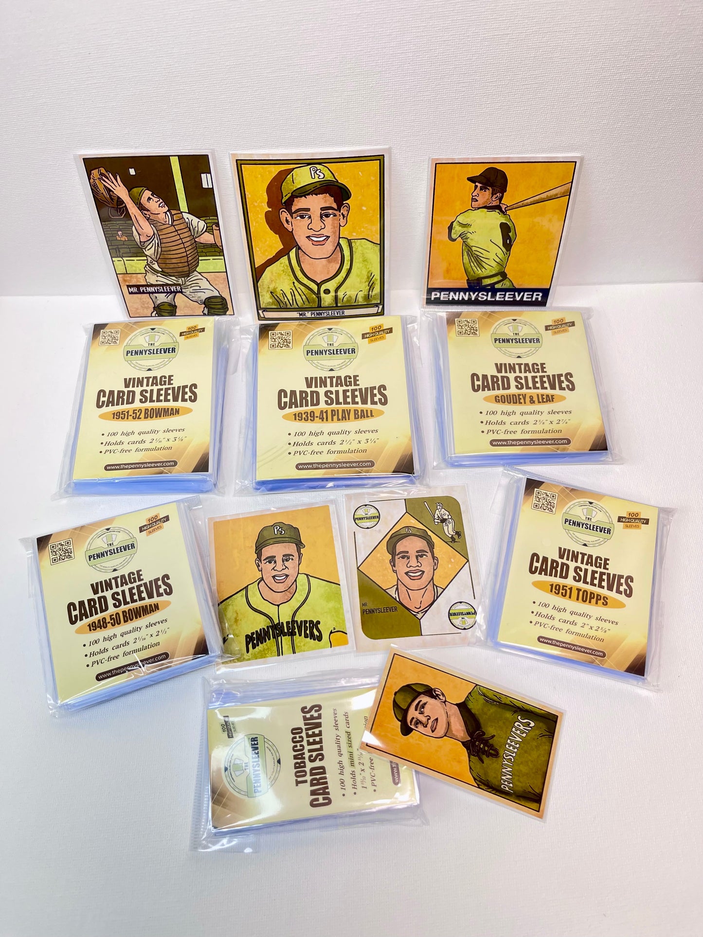 Vintage Card Sleeves 1951 Topps (100 count)