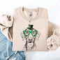 Vizsla, Adorable Dog, St Patrick's Day, Lucky, Irish Sweatshirt