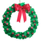 Santa's Sweet Shoppe Collection - 20" Pink Holly Felt Wreath