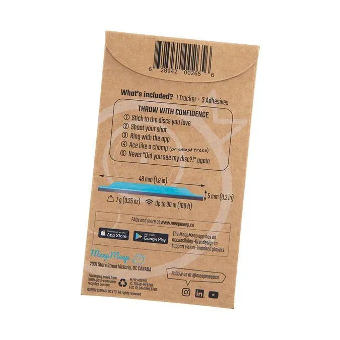 Disc Golf Tracker - MeepMeep v1.2 RAD Edition *Includes Battery