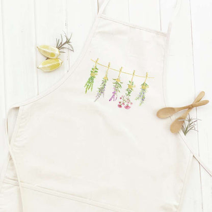 Herbs on a Line - Women's Apron | Aprons | Kitchen + Metal