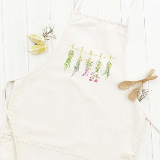 Herbs on a Line - Women's Apron | Aprons | Kitchen + Metal