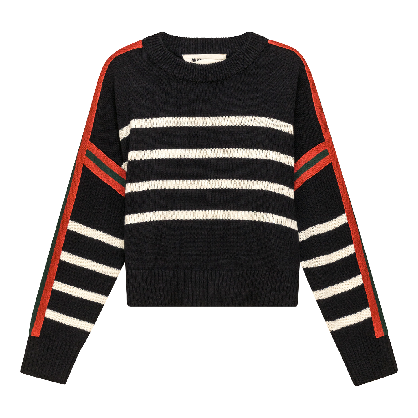 Cropped Drop Shoulder Sweater