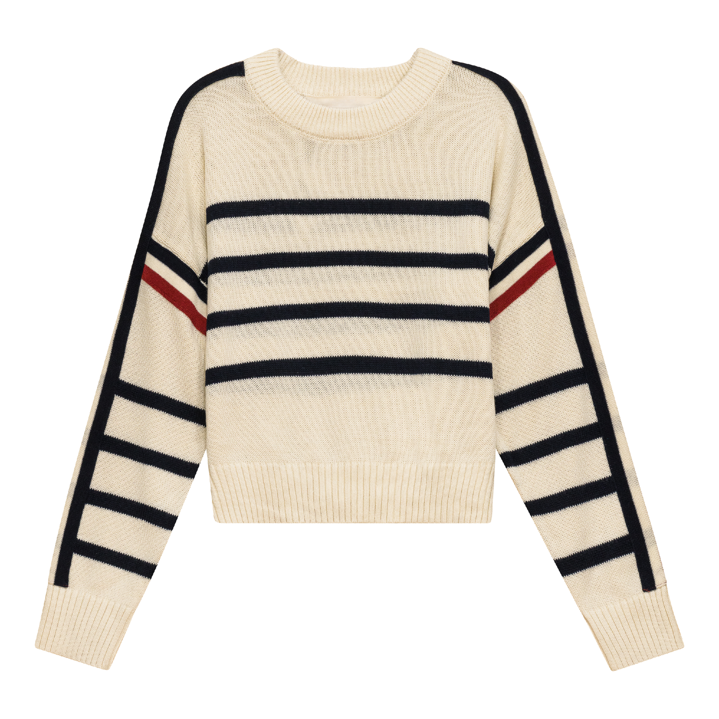 Cropped Drop Shoulder Sweater