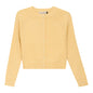Cropped Ribbed Knit Cardigan