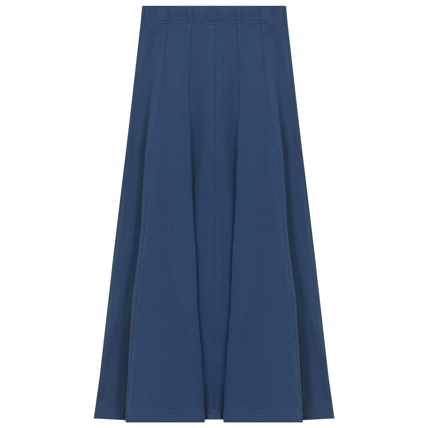 Paneled Midi Fleece Sweater Skirt