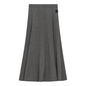 Paneled Midi Fleece Sweater Skirt