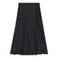 Waist A Line Midi Plaid Skirt