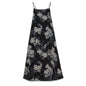 Printed Satin Maxi Jumper