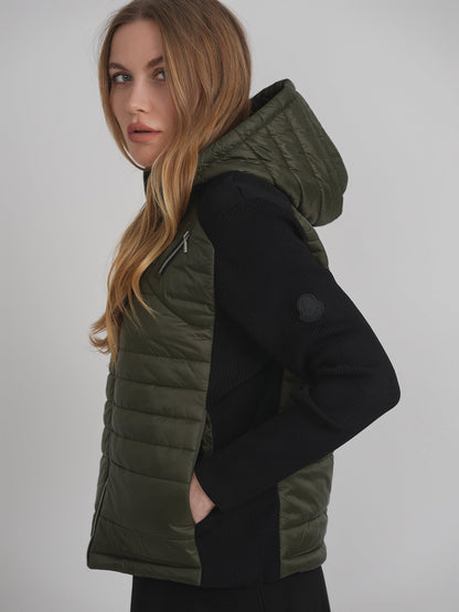 Quilted Bomber Jacket