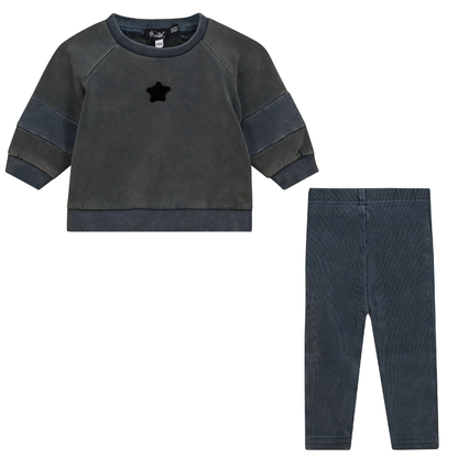 Distressed French Fleece 2Pc Set