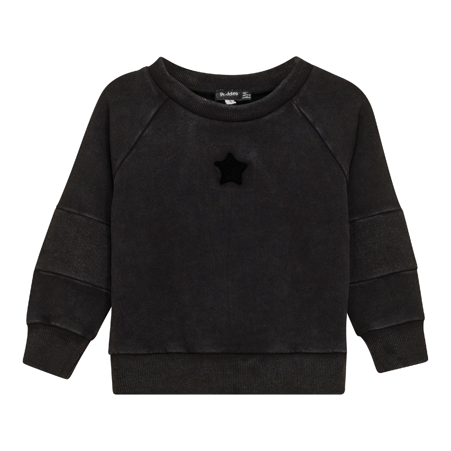 Distressed French Fleece Sweatshirt