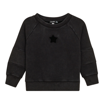 Distressed French Fleece Sweatshirt