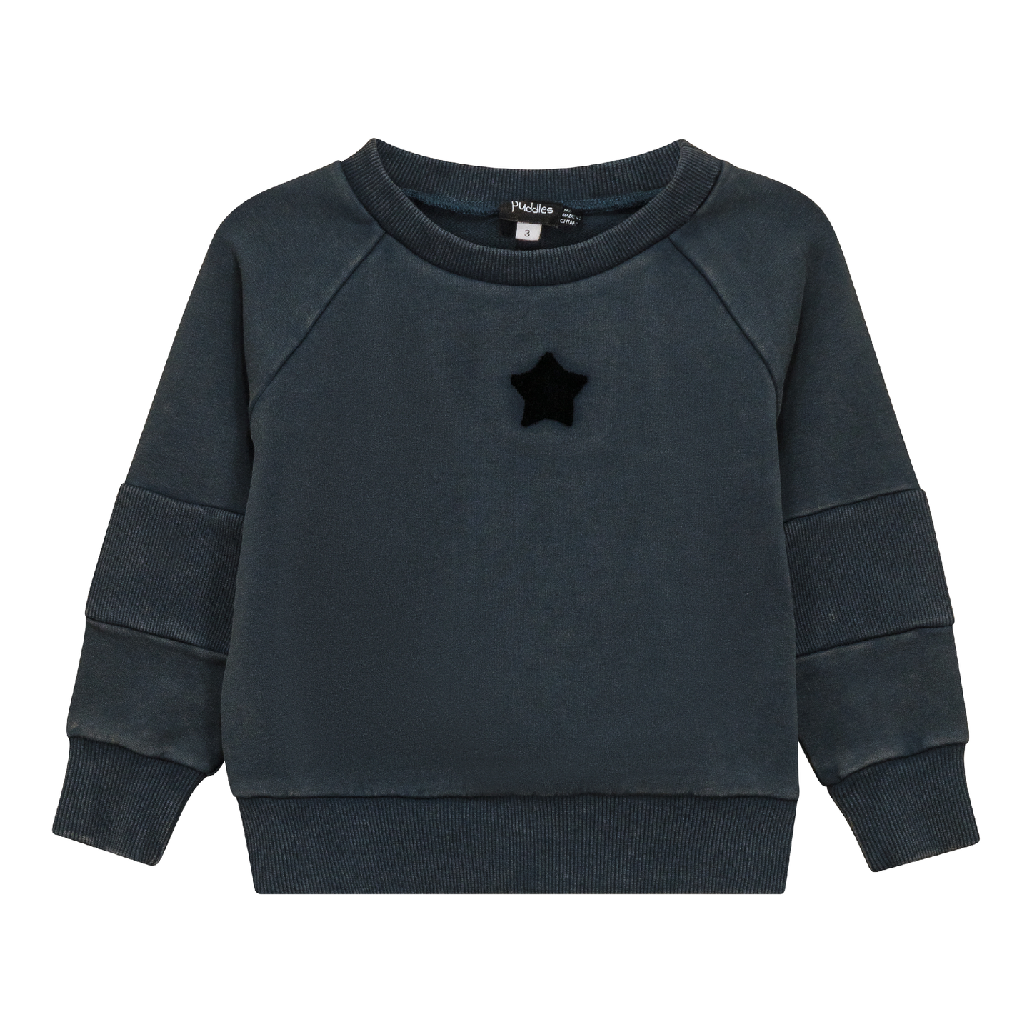 Distressed French Fleece Sweatshirt
