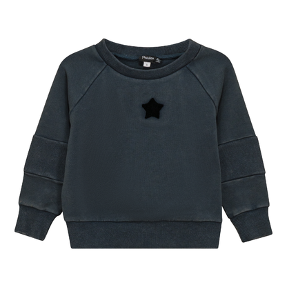 Distressed French Fleece Sweatshirt