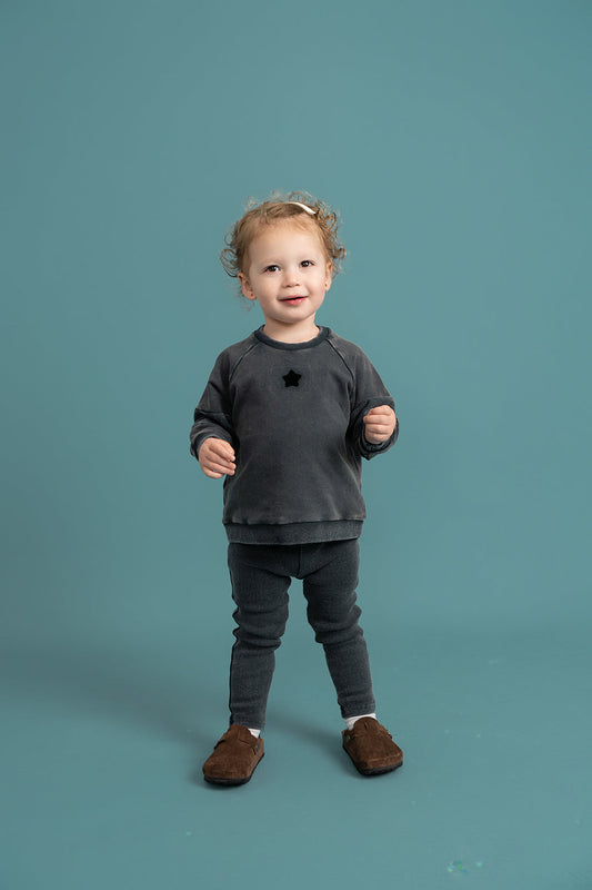 Distressed French Fleece 2Pc Set
