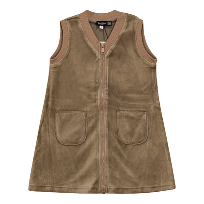 Velour Zip Up Jumper