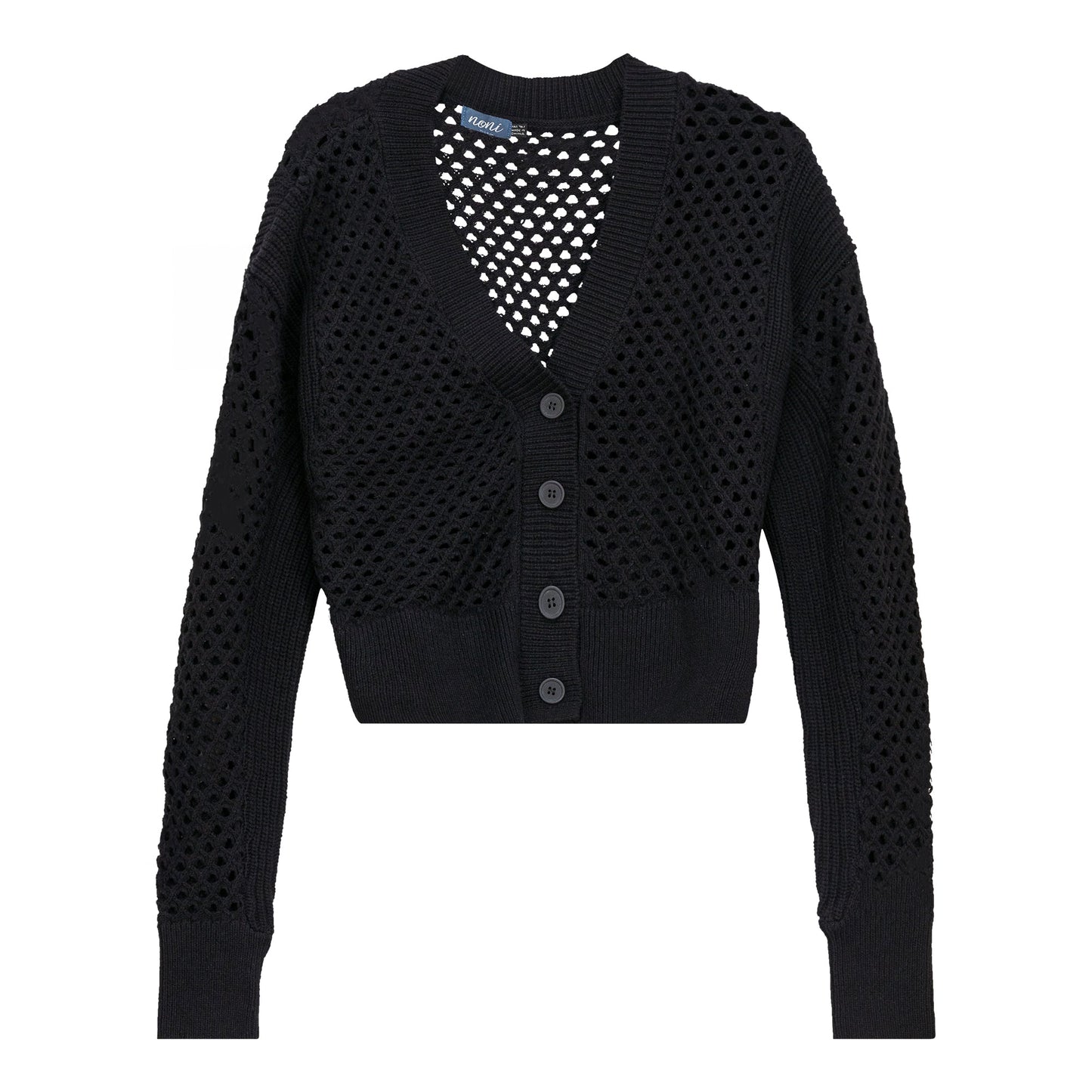 Crochet Knitted Crop Cardigan