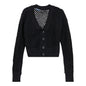 Crochet Knitted Crop Cardigan