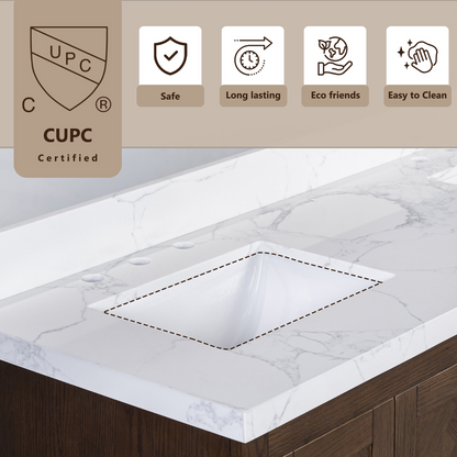 Vivian 60 inch Double Freestanding Bath Vanity