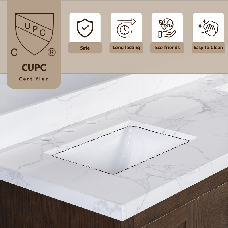 Vivian 72 inch Double Freestanding Bath Vanity