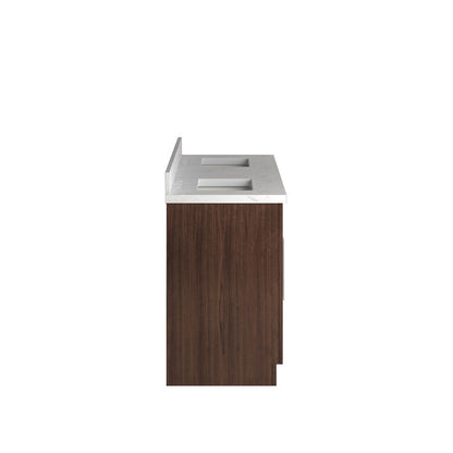 Vivian 60 inch Double Freestanding Bath Vanity