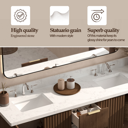 Kathryn 72 inch Double Freestanding Bath Vanity