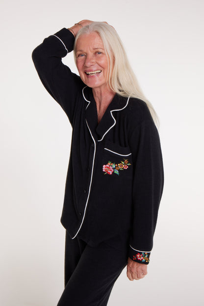 Wela Pajama Magnetic Shirt in Black