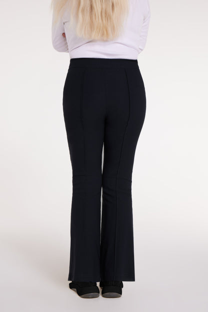 Carmen Velcro Magnetic Flare Pant in Black