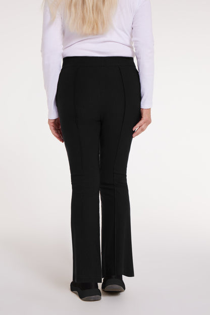 Carmen Velcro Magnetic Flare Pant in Black