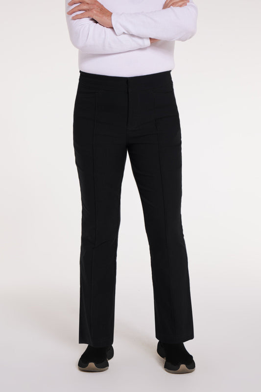 Carmen Velcro Magnetic Flare Pant in Black