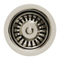 3 1/2" Waste Disposer Trim with Matching Basket Strainer for Deep Fireclay Sinks