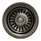 3 1/2" Waste Disposer Trim with Matching Basket Strainer for Deep Fireclay Sinks