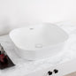 Isabella Plus Collection Rectangular Above Mount Basin with Center Drain
