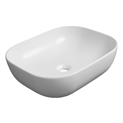 Isabella Plus Collection Rectangular Above Mount Basin with Center Drain