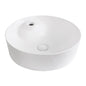 Isabella Plus Collection Round Above Mount Basin with Single Faucet Hole and Center Drain