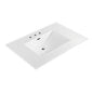 31" Countertop Vanity Sink with Integrated Rectangular Bowl