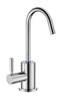 Point of Use Instant Hot Water Drinking Faucet with Gooseneck Swivel Spout